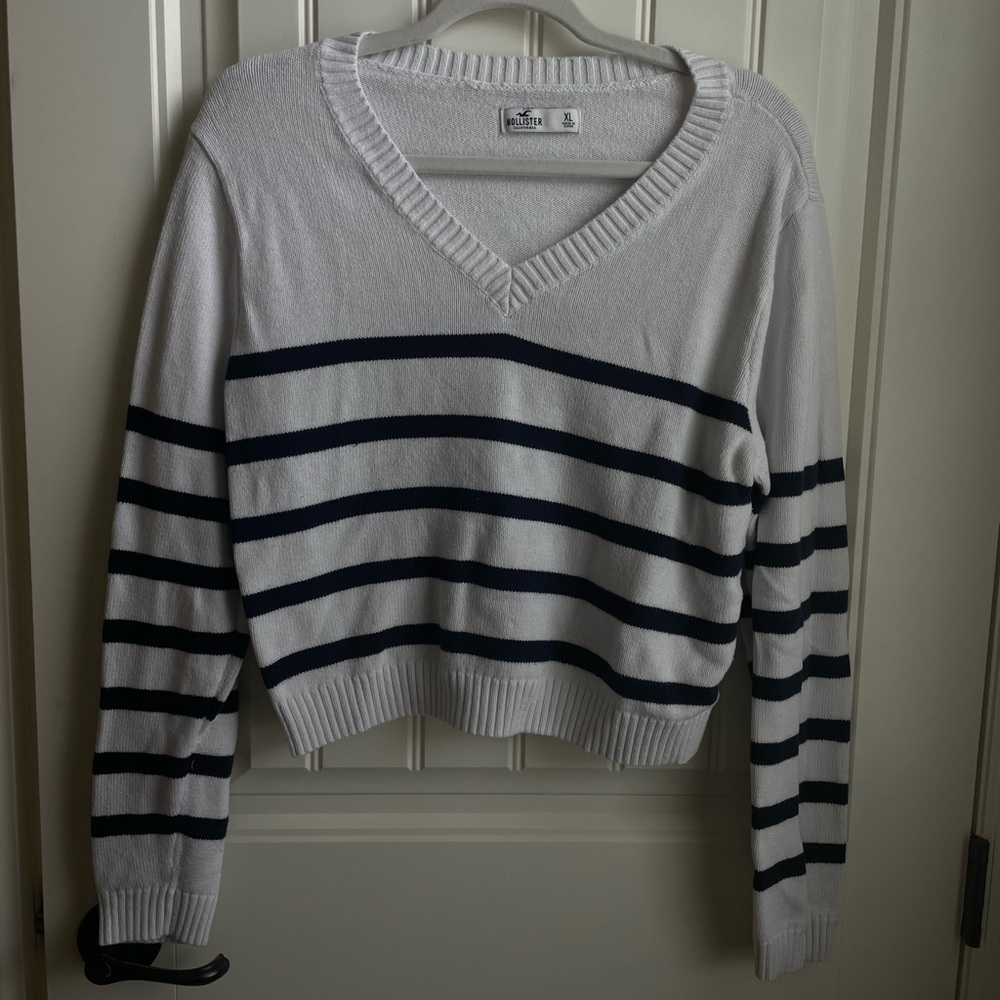 NEW hollister striped sweater